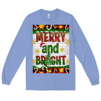 Colony Blue Merry And Bright Long Sleeve Tee - Artiststas