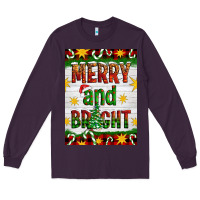 Plum Merry And Bright Long Sleeve Tee - Artiststas