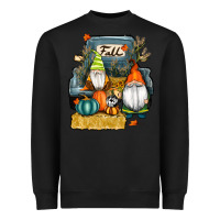 Black farm truck autumn gnomes Heavyweight Sweatshirt - RanaPortraitStore