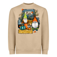 Farm Truck Autumn Gnomes Heavyweight Sweatshirt | Teevron