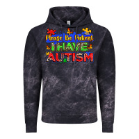 Cloud Black please be patient i have autism Vintage Hoodie - Zillion Design Studio