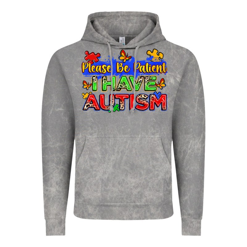 Please Be Patient I Have Autism Vintage Hoodie by Zillion Design Studio | Teevron