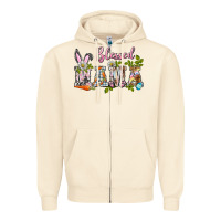 Sandshell blessed mama easter Zipper Hoodie - BarkalooDesign