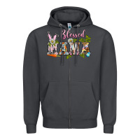 Smoke blessed mama easter Zipper Hoodie - BarkalooDesign