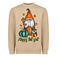 Mushroom happy fall y'all gnome Heavyweight Sweatshirt - RanaPortraitStore