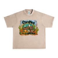 French Oak camping is my happy place Urban Heavy Tee - BarkalooDesign
