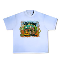 Grape Ice camping is my happy place Urban Heavy Tee - BarkalooDesign
