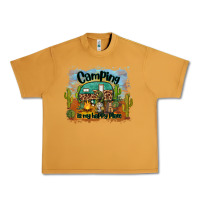 Peanut Butter camping is my happy place Urban Heavy Tee - BarkalooDesign