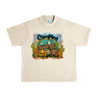 Sandshell camping is my happy place Urban Heavy Tee - BarkalooDesign