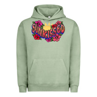 Pigment Oil Green sunkissed Urban Hoodie - NancyCooperArtShop