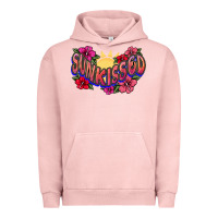 Pigment Salmon sunkissed Urban Hoodie - NancyCooperArtShop