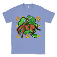 Colony Blue cowboy with shamrock Classic Tee - Artiststas