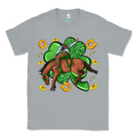 Heather Grey cowboy with shamrock Classic Tee - Artiststas