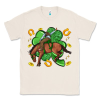 Natural cowboy with shamrock Classic Tee - Artiststas