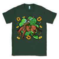 Sports Green cowboy with shamrock Classic Tee - Artiststas