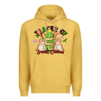 Antique Gold teacher of smart cookies Premium Hoodie - LillyAllenDesigns