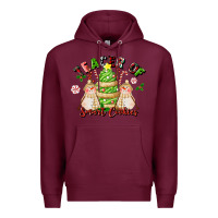 Burgundy teacher of smart cookies Premium Hoodie - LillyAllenDesigns