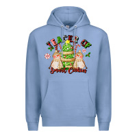 Colony Blue teacher of smart cookies Premium Hoodie - LillyAllenDesigns