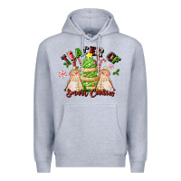Heather Grey teacher of smart cookies Premium Hoodie - LillyAllenDesigns