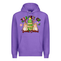 Purple teacher of smart cookies Premium Hoodie - LillyAllenDesigns