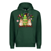 Sports Green teacher of smart cookies Premium Hoodie - LillyAllenDesigns