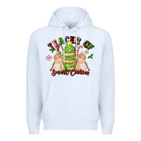 White teacher of smart cookies Premium Hoodie - LillyAllenDesigns
