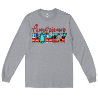 Heather Grey american honey Long Sleeve Tee - JahusDesignShop