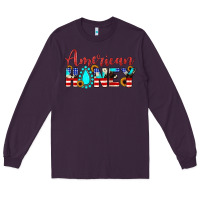 Plum american honey Long Sleeve Tee - JahusDesignShop