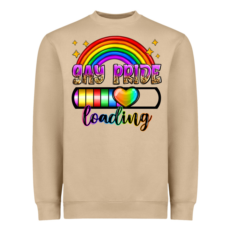 Gay Pride Loading Heavyweight Sweatshirt by Zillion Design Studio | Teevron