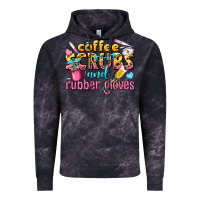 Cloud Black coffee scrubs and rubber gloves Vintage Hoodie - texasbilliewilder