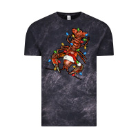 Cloud Black Christmas crawfish Vintage Tee - FaDigitalArtStudio