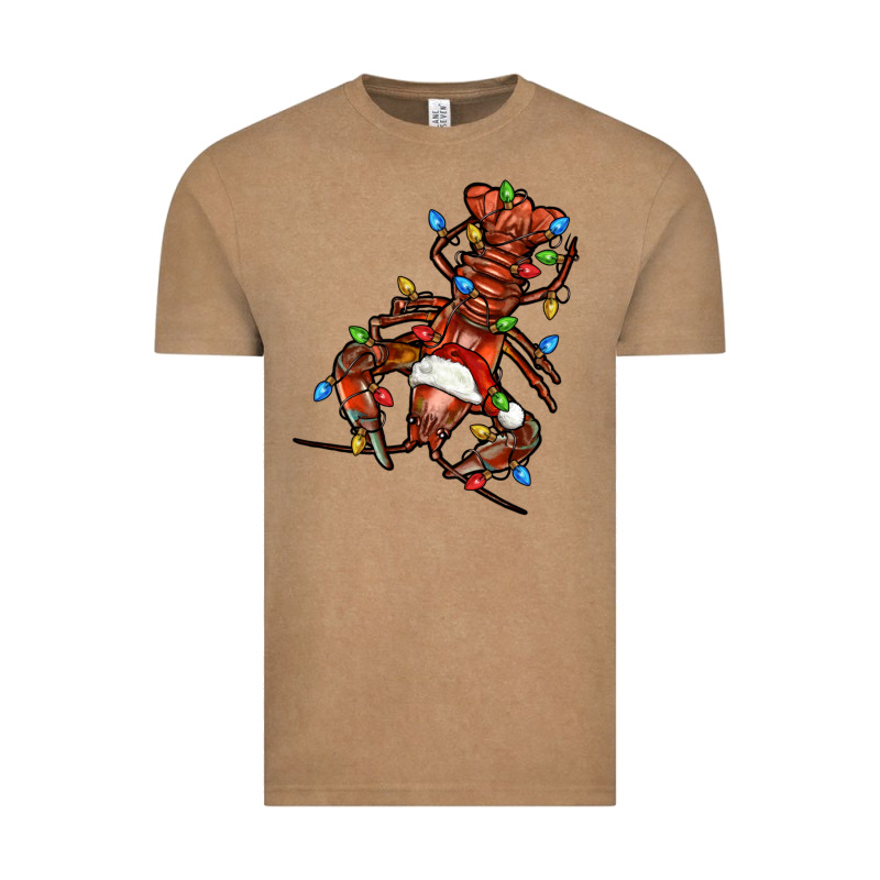 Christmas Crawfish Vintage Tee by FaDigitalArtStudio | Teevron