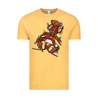Vintage Mustard Christmas crawfish Vintage Tee - FaDigitalArtStudio