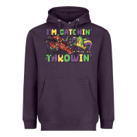 Plum i'm catchin' if you're throwin' Heavyweight Hoodie - MaliasSmallBusiness
