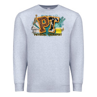 Heather Grey pt physical therapist western Premium Sweatshirt - NancyCooperArtShop