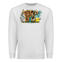 Oatmeal Heather pt physical therapist western Premium Sweatshirt - NancyCooperArtShop