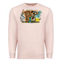 Pale Pink pt physical therapist western Premium Sweatshirt - NancyCooperArtShop