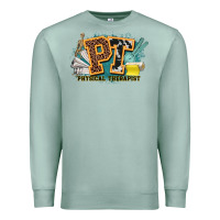 Seafoam pt physical therapist western Premium Sweatshirt - NancyCooperArtShop