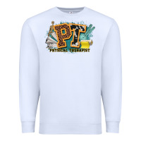 White pt physical therapist western Premium Sweatshirt - NancyCooperArtShop