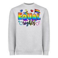 Heather Grey equal rights Heavyweight Sweatshirt - Zillion Design Studio