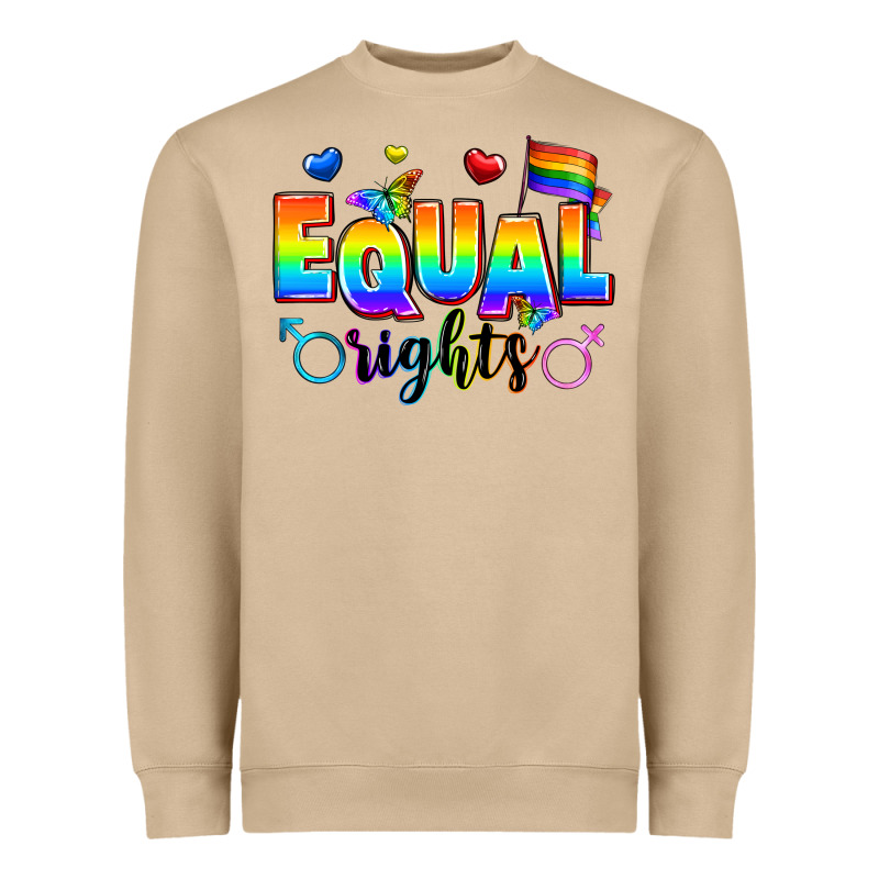 Equal Rights Heavyweight Sweatshirt by Zillion Design Studio | Teevron