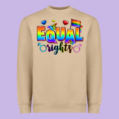 Equal Rights Heavyweight Sweatshirt Designed By Zillion Design Studio