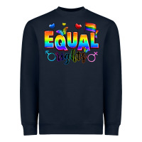 Navy equal rights Heavyweight Sweatshirt - Zillion Design Studio