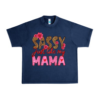 Navy sassy just like my mama Urban Heavy Tee - HRA Design Shop