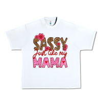 White sassy just like my mama Urban Heavy Tee - HRA Design Shop