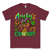 Burgundy lucky cowboy Classic Tee - Artiststas