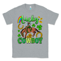 Heather Grey lucky cowboy Classic Tee - Artiststas