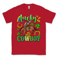 Red lucky cowboy Classic Tee - Artiststas