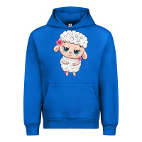 Cobalt cute sheep Urban Hoodie - texasbilliewilder