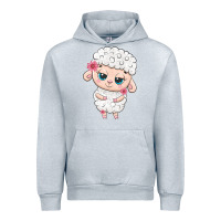 Heather Grey cute sheep Urban Hoodie - texasbilliewilder